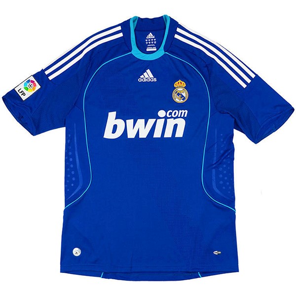 Thailande Maillot Football Real Madrid Exterieur Retro 2008 2009 Bleu